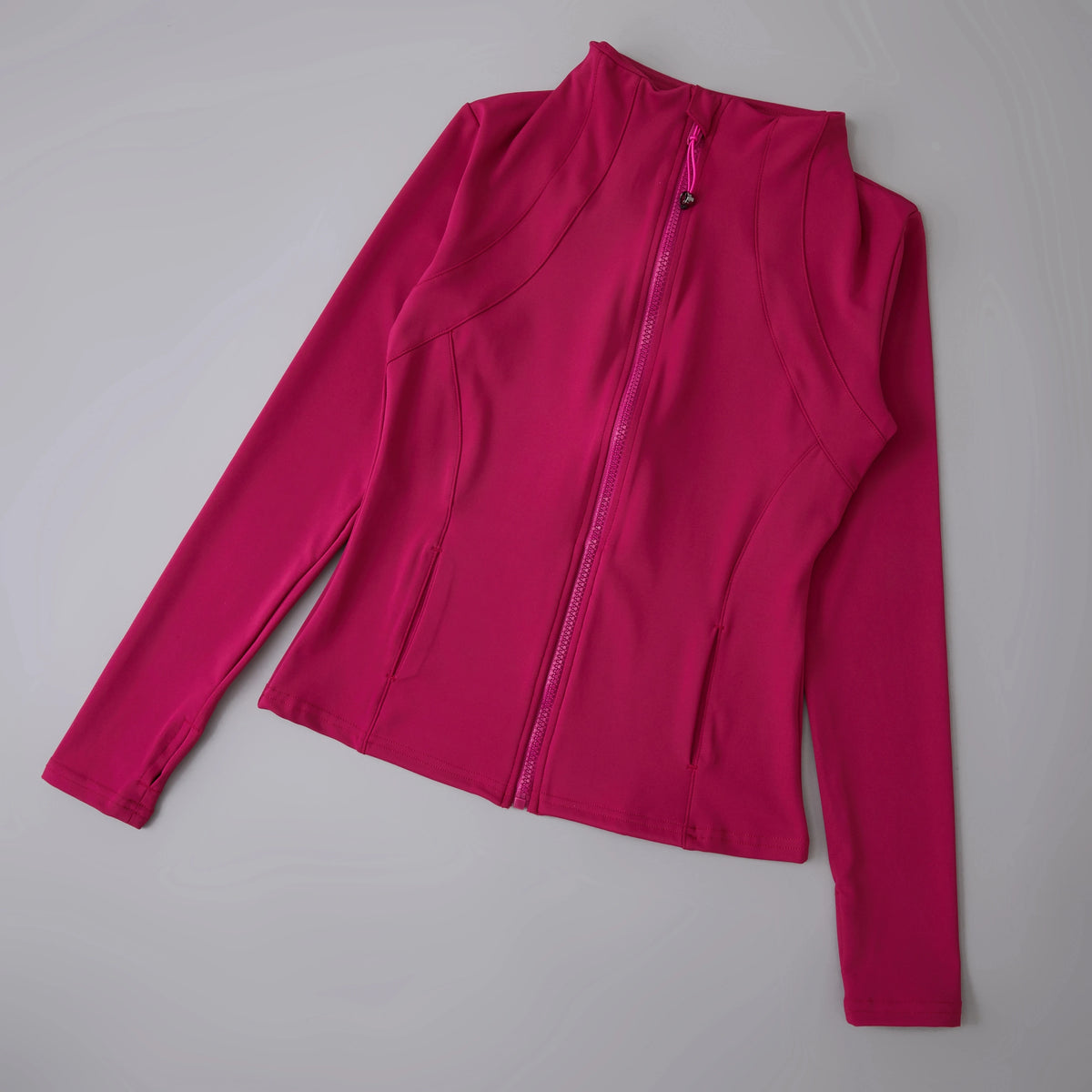 Lichtgewicht Sportjack met Lange Mouwen – 88% polyester, 12% elastaan – Pulsen Fit