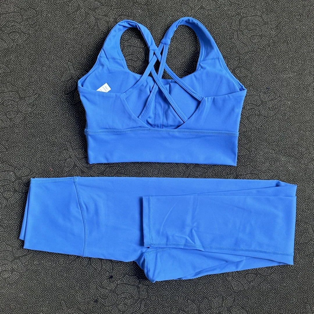 Premium Squatproof Sportset (Sport-bh & Legging) – 75% nylon, 25% elastaan – Pulsen Fit