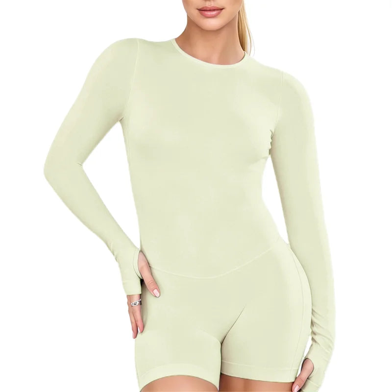 Shaping Sport Jumpsuit met Open Rug en Lange Mouwen – Pulsen Fit (12)