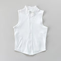 Slim-fit Sporttop met Rits en Opstaande Kraag – 82% nylon, 18% elastaan – Pulsen Fit