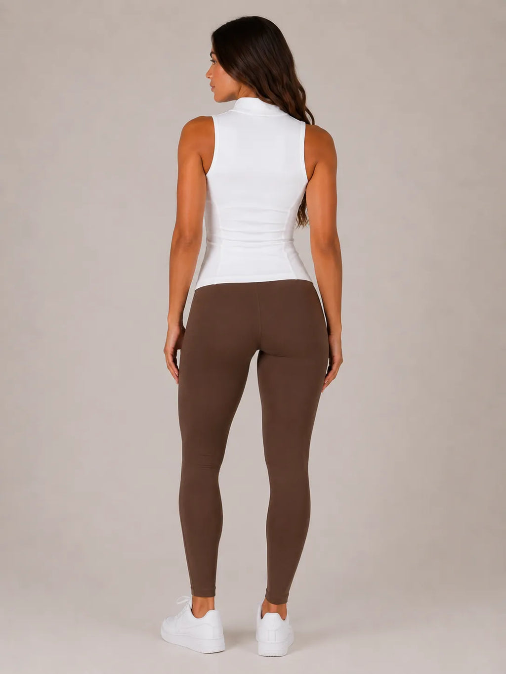 Slim-fit Sporttop met Rits en Opstaande Kraag – Pulsen Fit (4)
