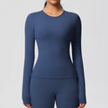 Sneldrogende Sporttop met Lange Mouwen – 82% nylon, 18% elastaan – Pulsen Fit