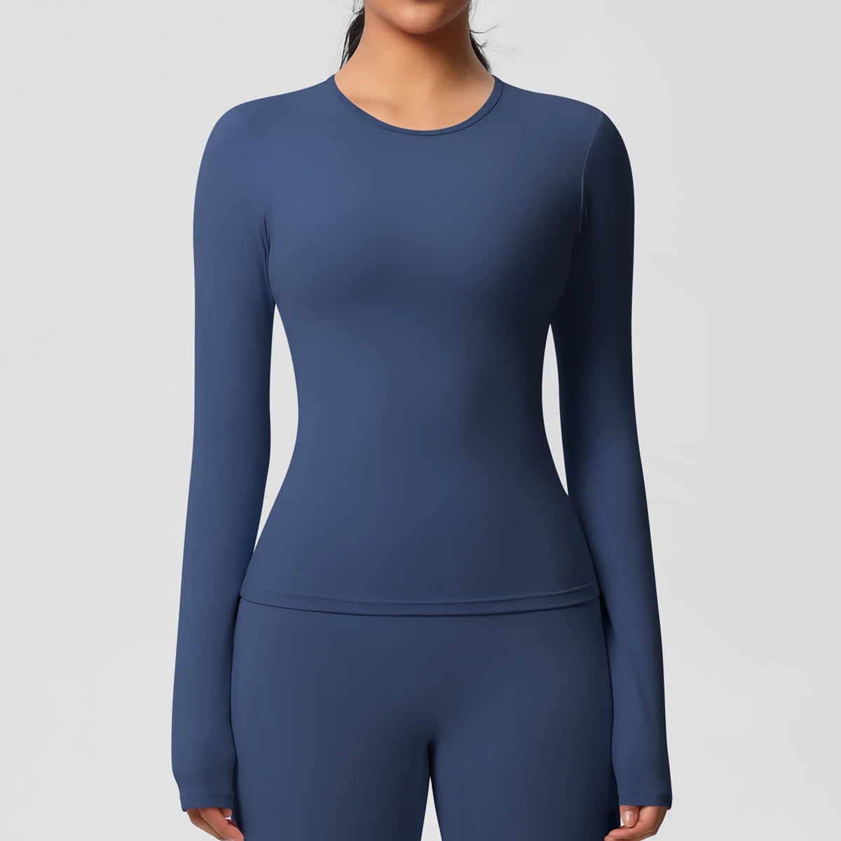 Sneldrogende Sporttop met Lange Mouwen – 82% nylon, 18% elastaan – Pulsen Fit