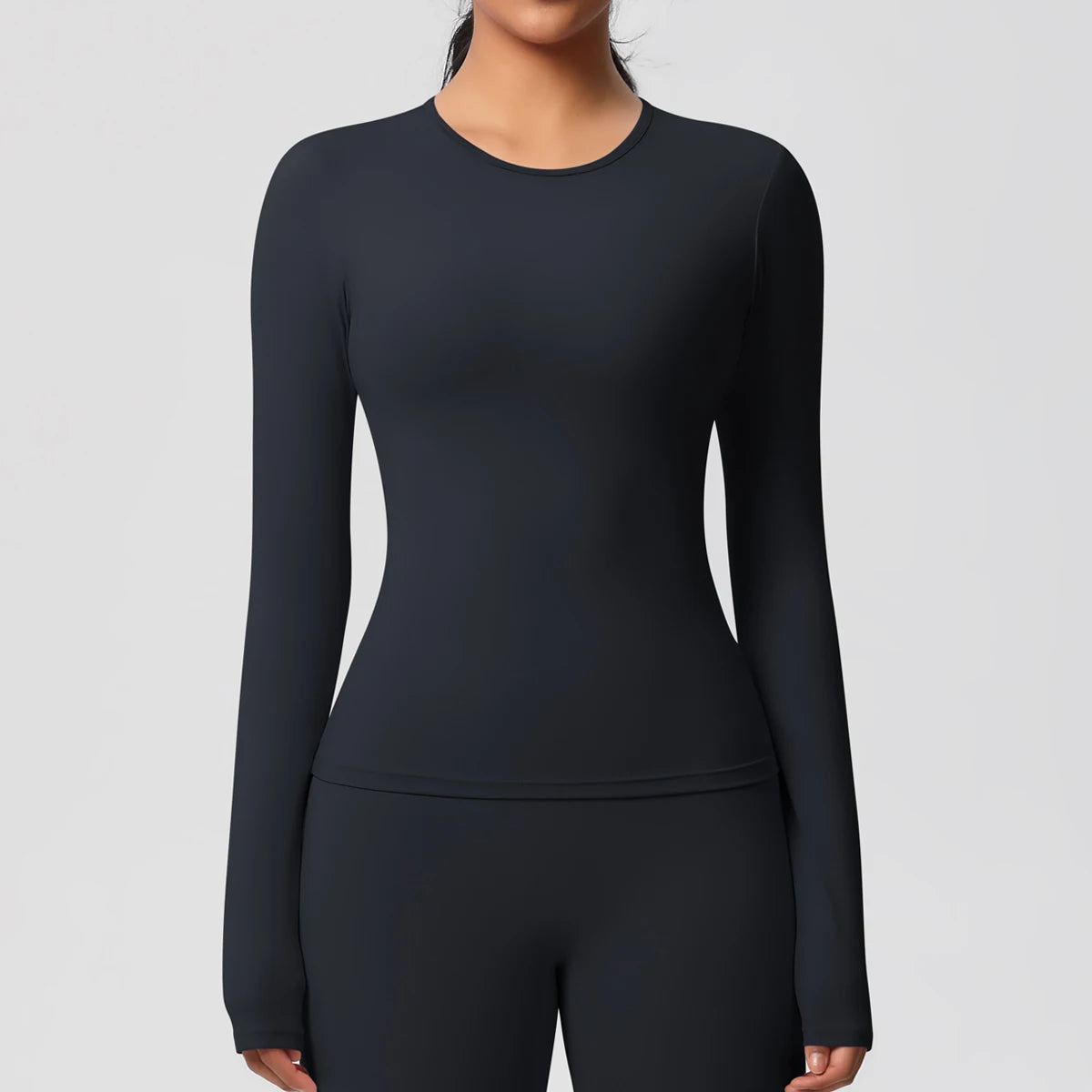 Sneldrogende Sporttop met Lange Mouwen – Pulsen Fit (11)