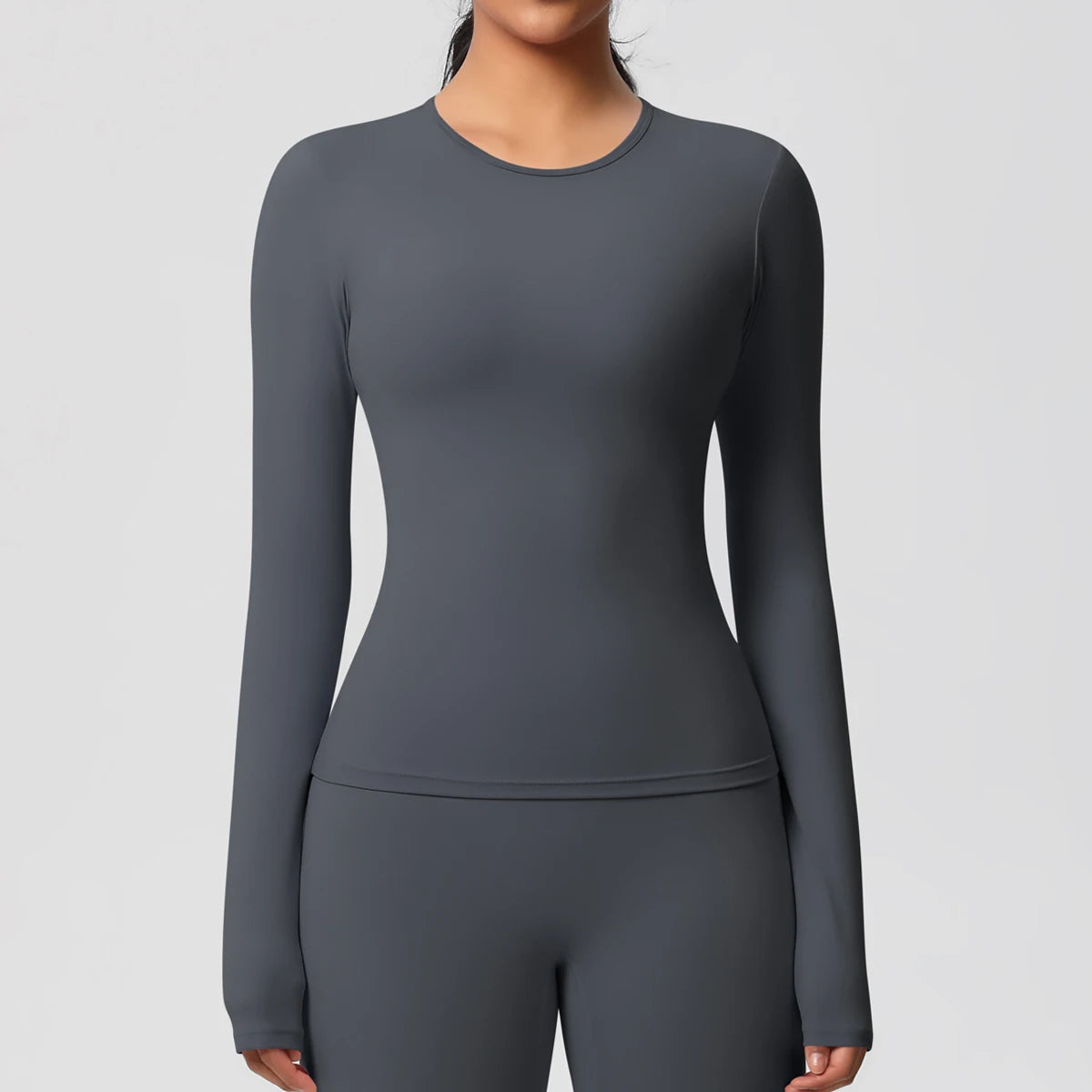 Sneldrogende Sporttop met Lange Mouwen – Pulsen Fit (7)