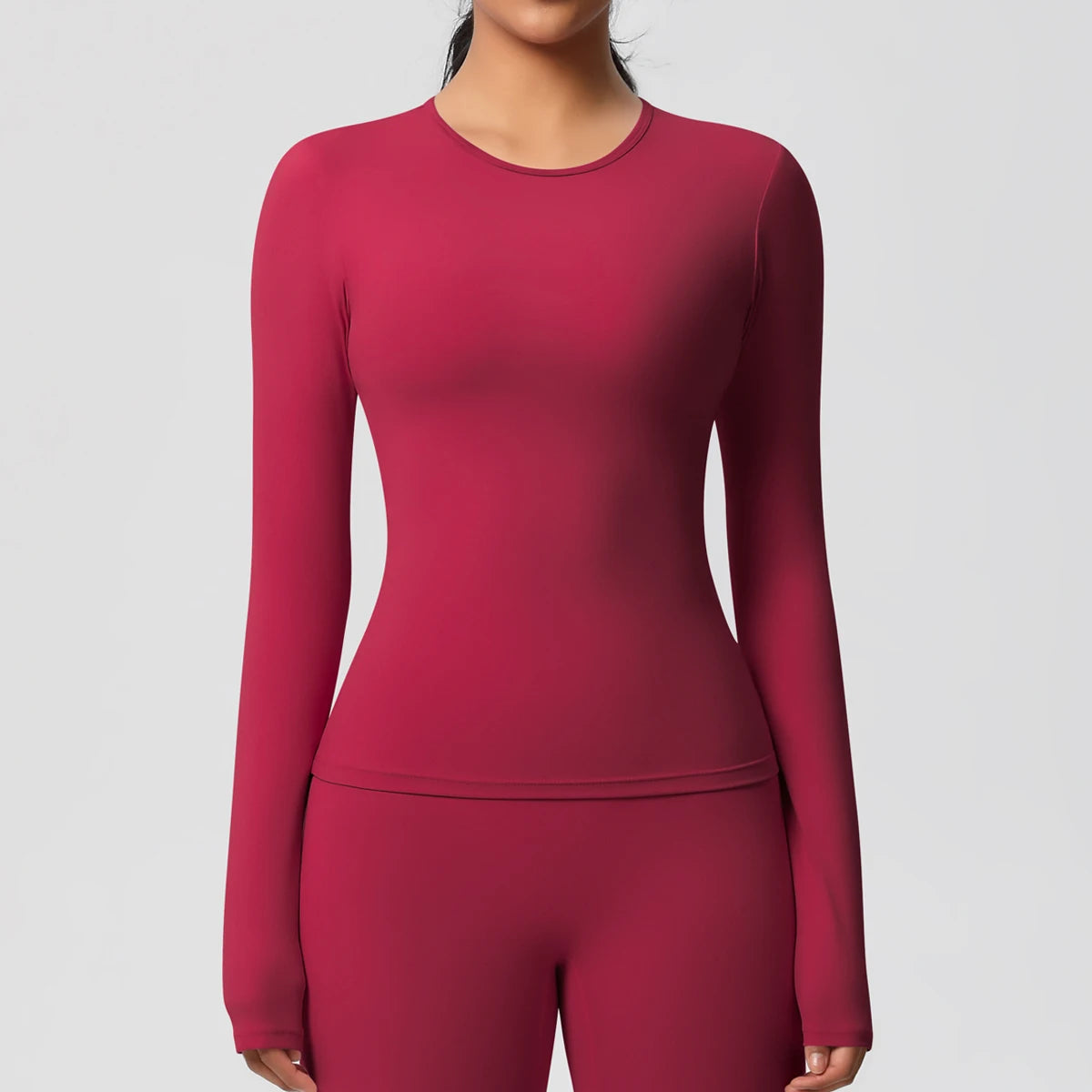 Sneldrogende Sporttop met Lange Mouwen – Pulsen Fit (9)