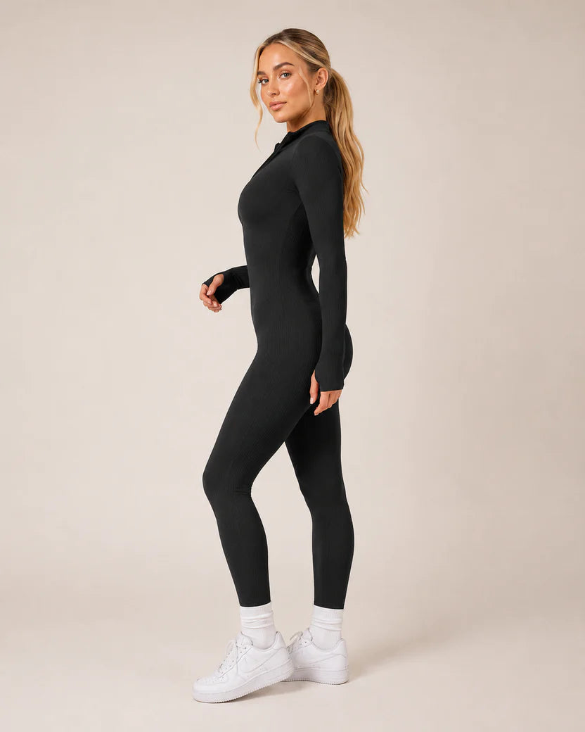 Thermische Sport Jumpsuit met Lange Mouwen – Pulsen Fit (2)